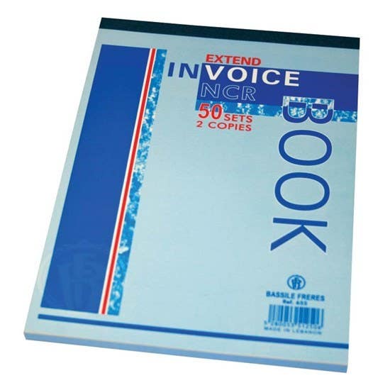 Invoice Book 2 Copies 50sh (17*24.5cm)