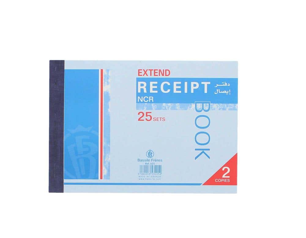 Receipt Book 25sh Ncr 2 Copies