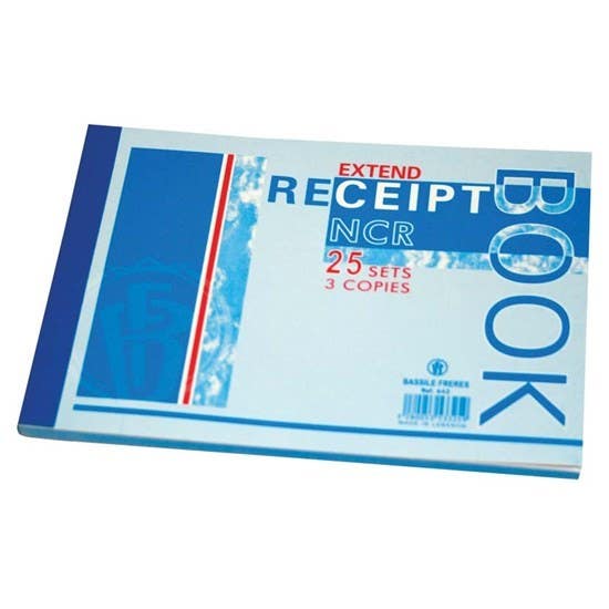 Receipt Book Ncr 25 Sheets Triplicate