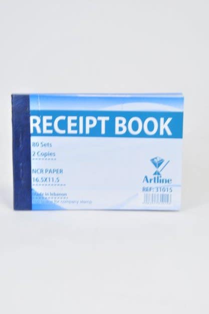 Receipt Book 2 Copies