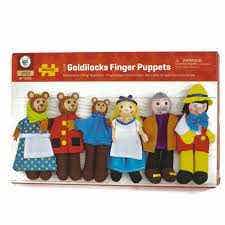 Goldilocks Finger Puppets