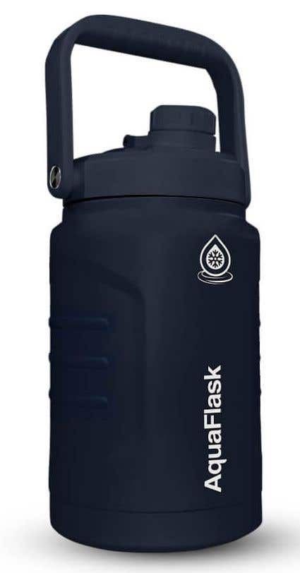 Water Bottle Stainless Regular Cobalt Blue 128oz
