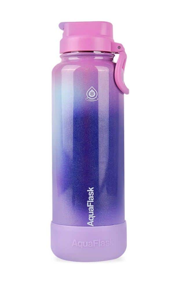 Water Bottle Stainless Steel Candyfloss Blueberry Puff 22oz