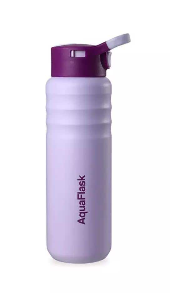 Water Bottle Stainless Steel Kids Straw Chef Duo Light/dark Purple 24oz