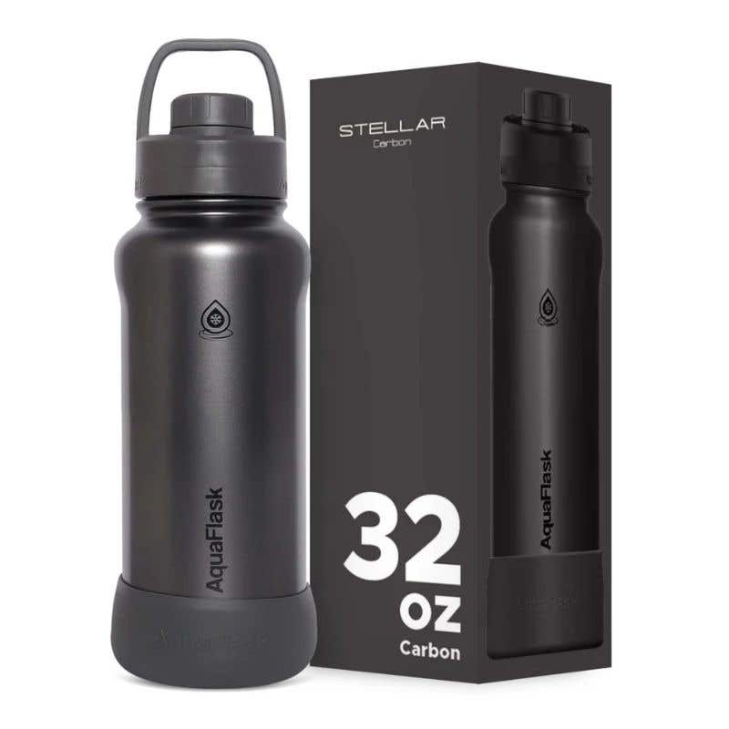 Water Bottle Stainless Steel Stellar Carbon 32oz