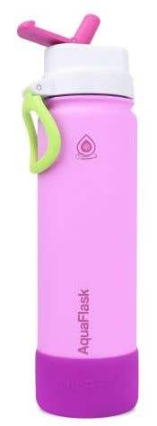 Water Bottle Stainless Steel Colorwave Flip Glow Duo Pink/purple Color 22oz