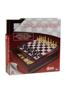 Mallette 10 Jeux Bois