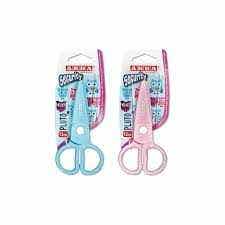 Pluto Children's Scissors Round With Safe 13 Cm Assorted Pastel Colors