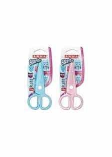 Pluto Children's Scissors Round With Safe 13 Cm Assorted Pastel Colors