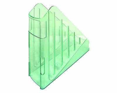 Magazine File Holder Transparent Green