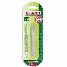 Blades For Cutter 9mm 10 Pcs In Blister