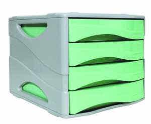 Keepcolor Pastel Green 4 Drawer Filing Cabinet