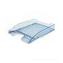 Letter Tray A4 Transparent Light Blue