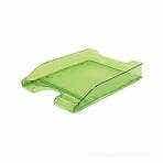 Letter Tray A4 Transparent Green