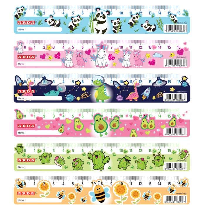 Ruler 16cm (6 Decorations)
