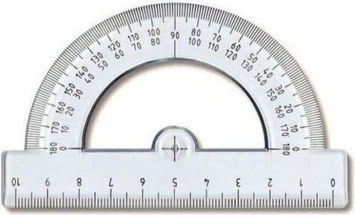 Protractors 180 Degree / 10cm