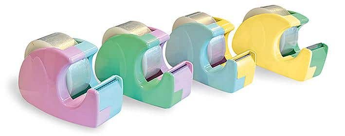 Tape Dispenser Assorted Pastel Color (bicolor)