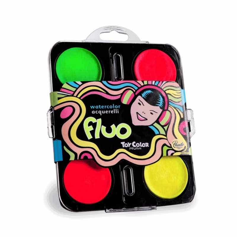 Fluo Toy Color Watercolors Pack Of 6 Colors