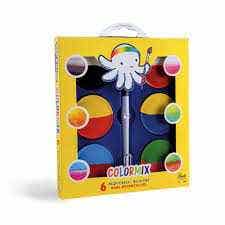 Bi-color Toy Color Watercolors Pack Of 6 Colors