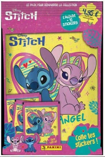 Stitch Album + 15 Stickers