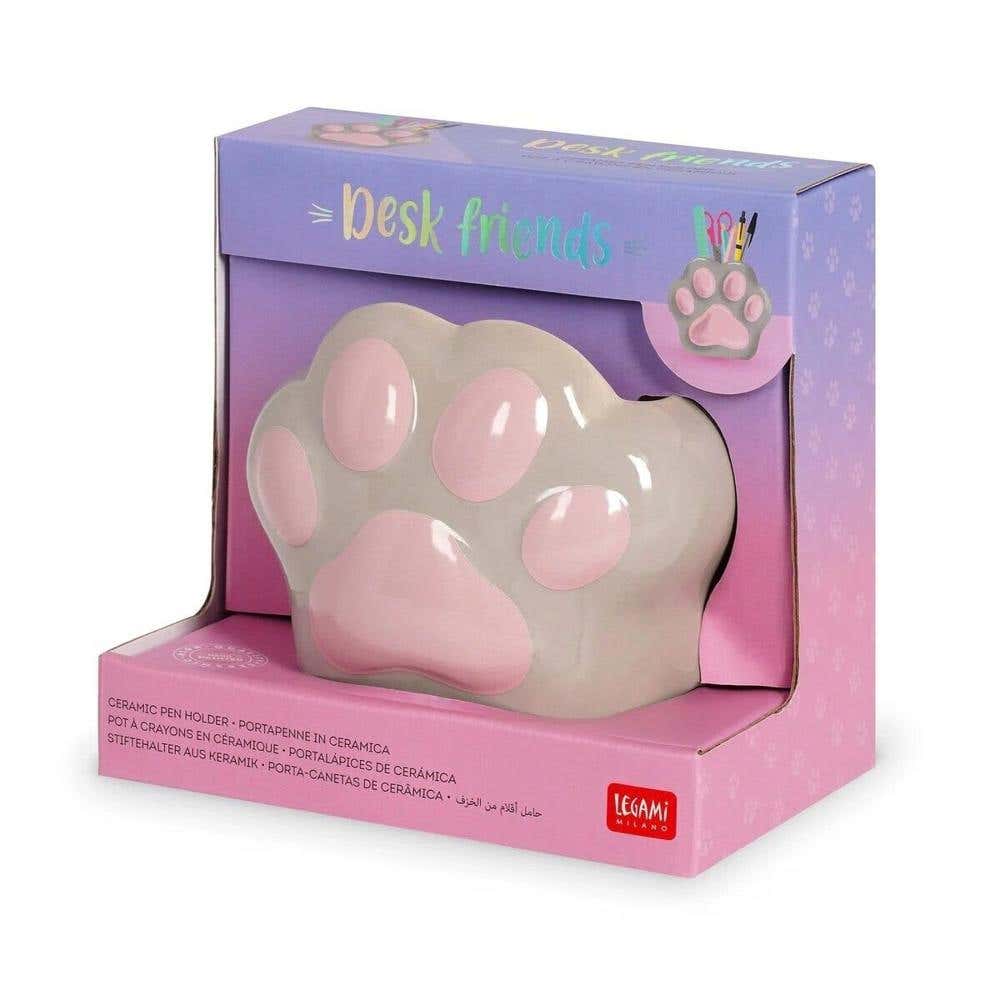 Ceramic Pen Holder - Desk Friends -kitty