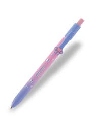 Ballpoint Pen Kitty Pink/purple Color And Blue Ink