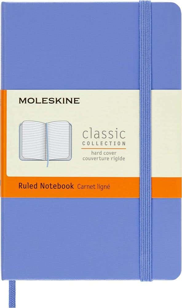Moleskine Classic Notebook Hydrangea Blue Pocket Hard Ruled