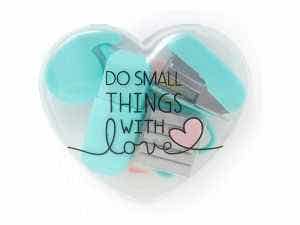 Mini Heart Shaped Stationery Set_kit_6pcs