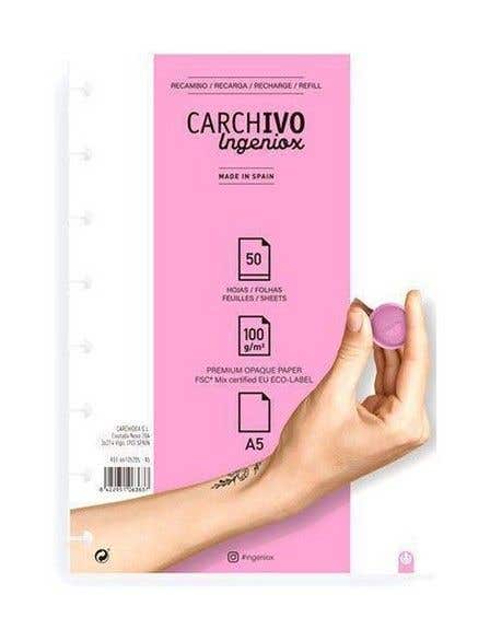 Paper Refills For Ingeniox Notebook Smooth A5