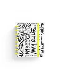 Ingeniox Notebook My Life A5 Yellow Small Square