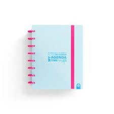 Ingeniox Planner Notebook Neon Blue Pastel A5