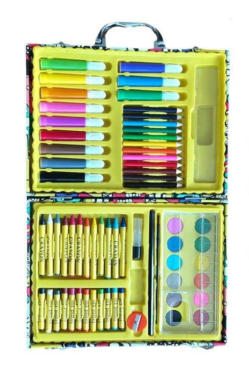 Little Artist Alex Bog Drawing Case 68 Pieces Fox Design