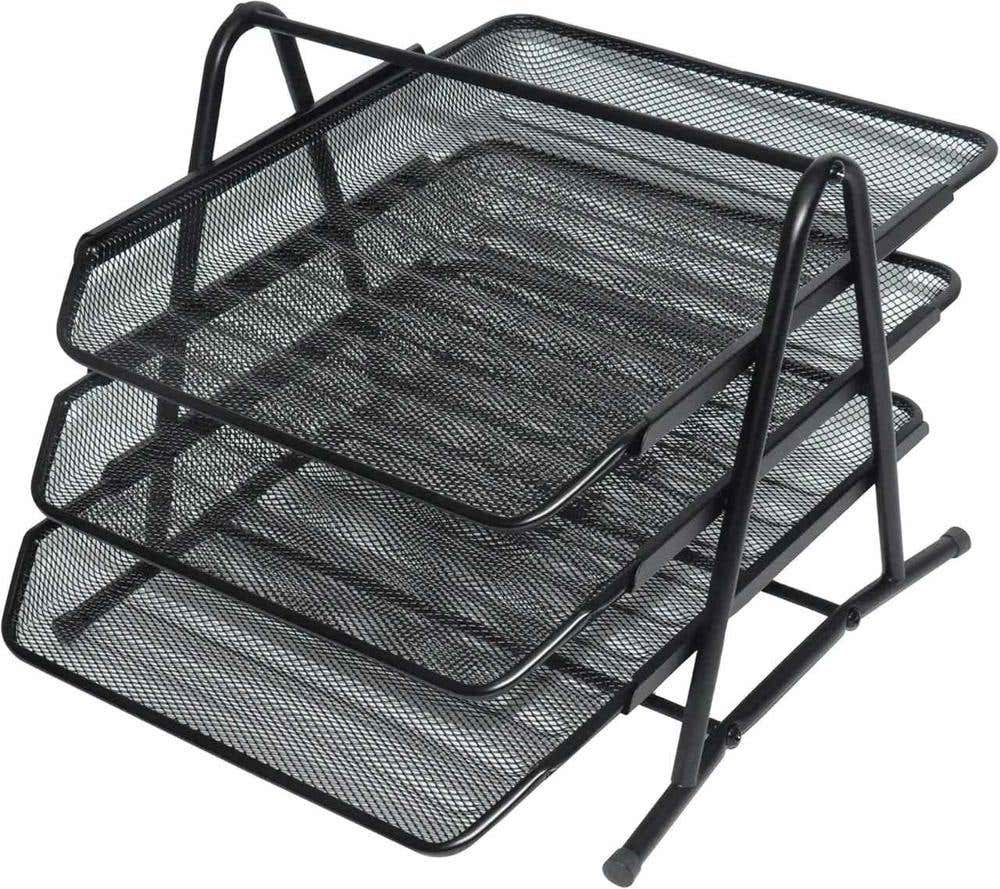 Cord Tray Mesh Horizontal 3pcs Black