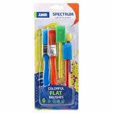 Spectrum Set Of Brusher Flat 6pcs
