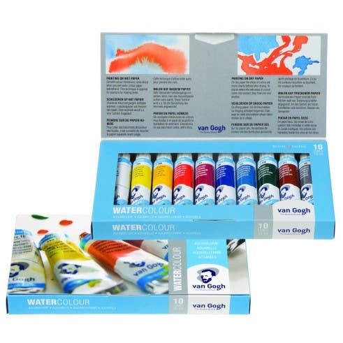 Van Gogh Water Colour Set Cardboard 10x10ml
