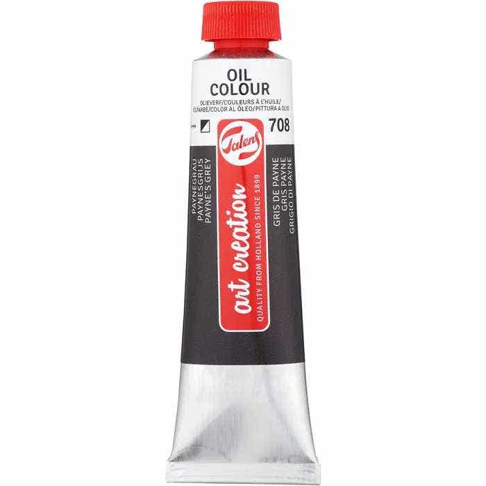 Talens Art Creation Oil Colour Paynes Grey Tube 40 Ml