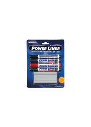 White Board Marker Set Of 4 + Eraser