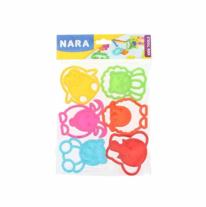 6 Animal Cutters + Instruction Sheet In Self Adhesive Bag