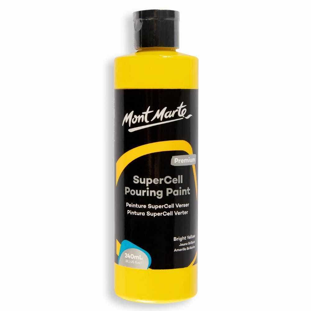Mm Supercell Pouring Paint 240ml - Bright Yellow