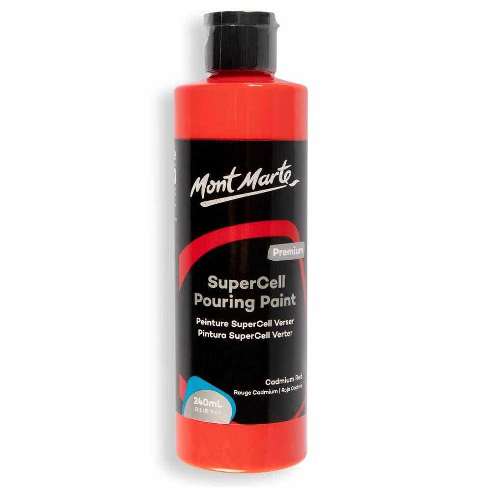 Mm Supercell Pouring Paint 240ml - Cadmium Red