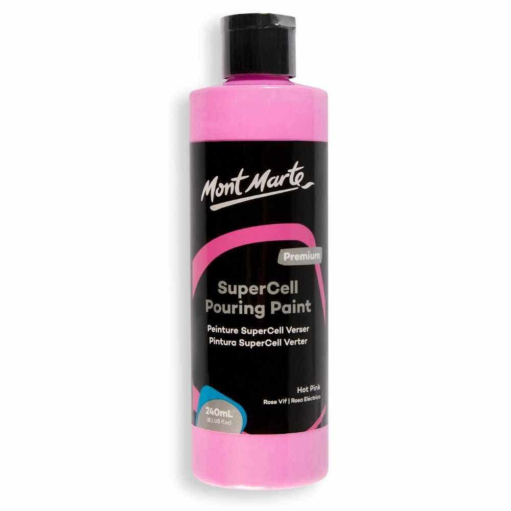 Mm Supercell Pouring Paint 240ml - Hot Pink