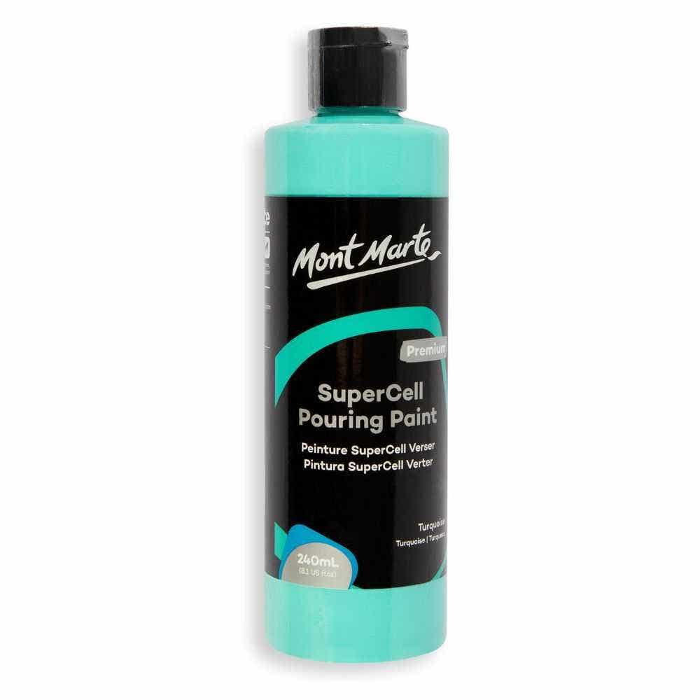 Mm Supercell Pouring Paint 240ml - Turquoise