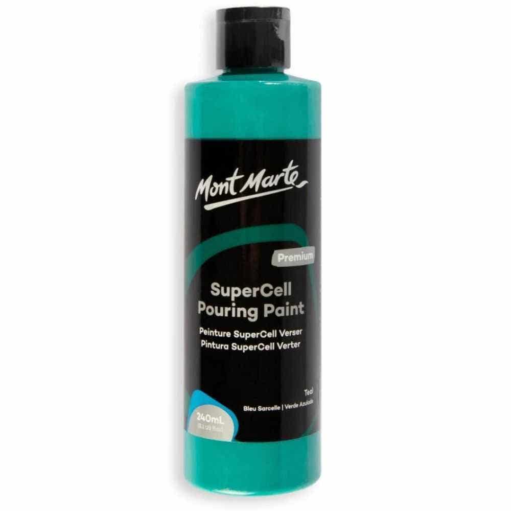 Mm Supercell Pouring Paint 240ml - Teal