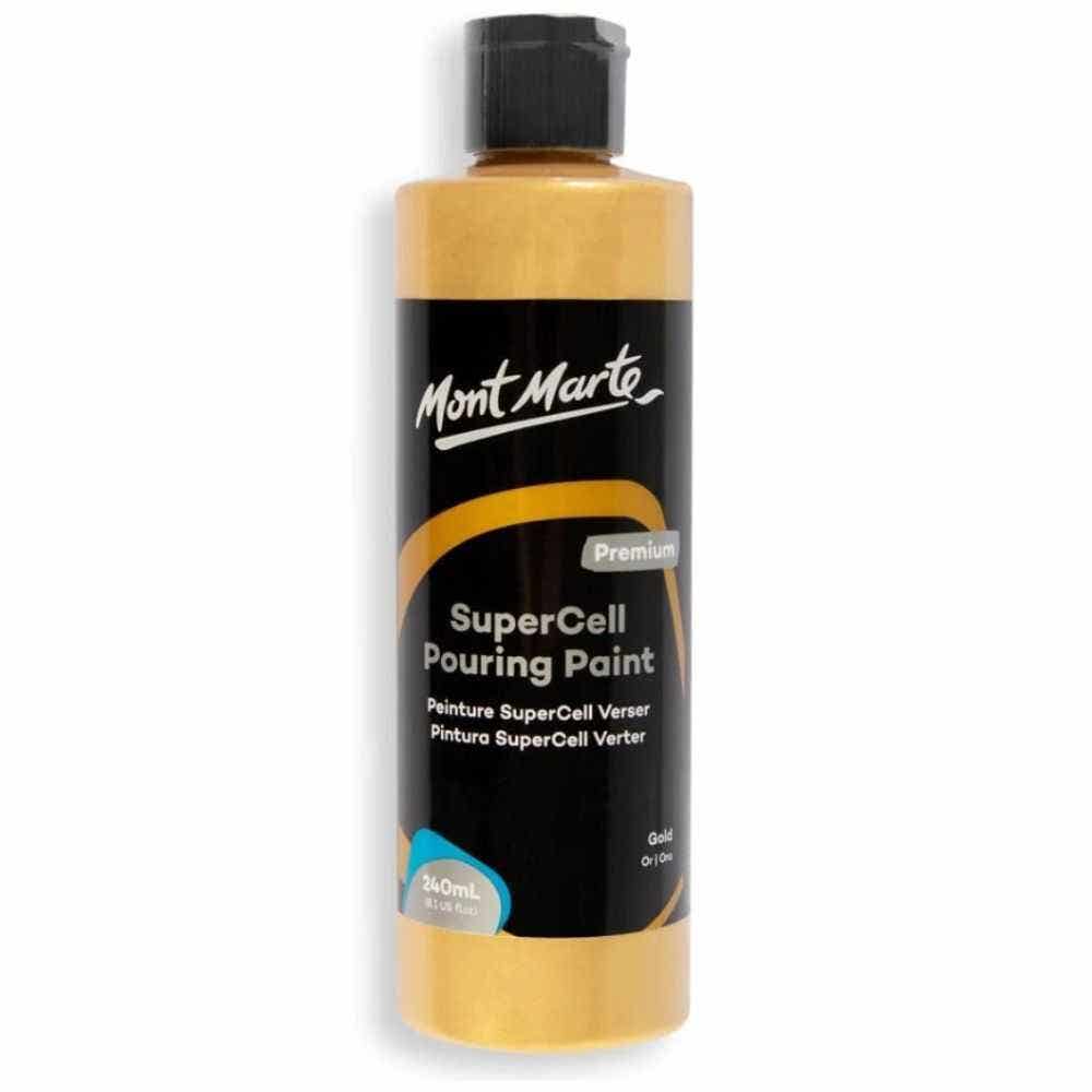 Mm Supercell Pouring Paint 240ml - Gold