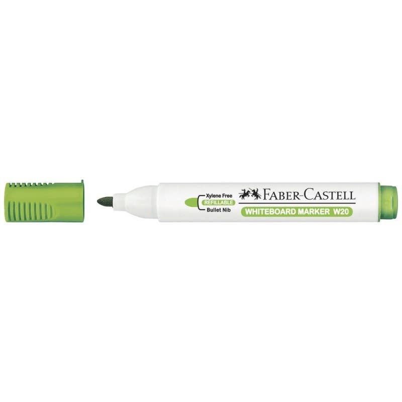 Fc Whiteboard Marker Round. Tip Light Green Rfl Bx/10