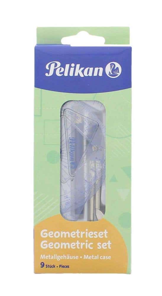 Pelikan Geometric Set Metal Case 9pcs