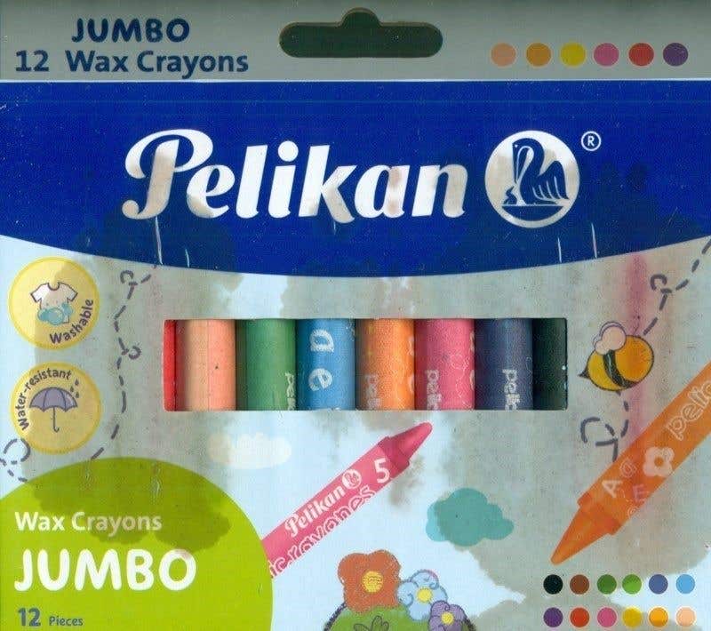 12 Colors Jumbo Crayons