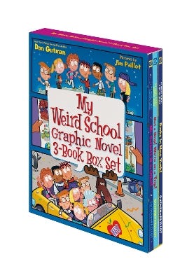 My Weird School Graphic Novel 3-book Box Set (mr. Corbett Is In Orbit!, Get A Grip! We're On A Trip!, Dorks In New York!)