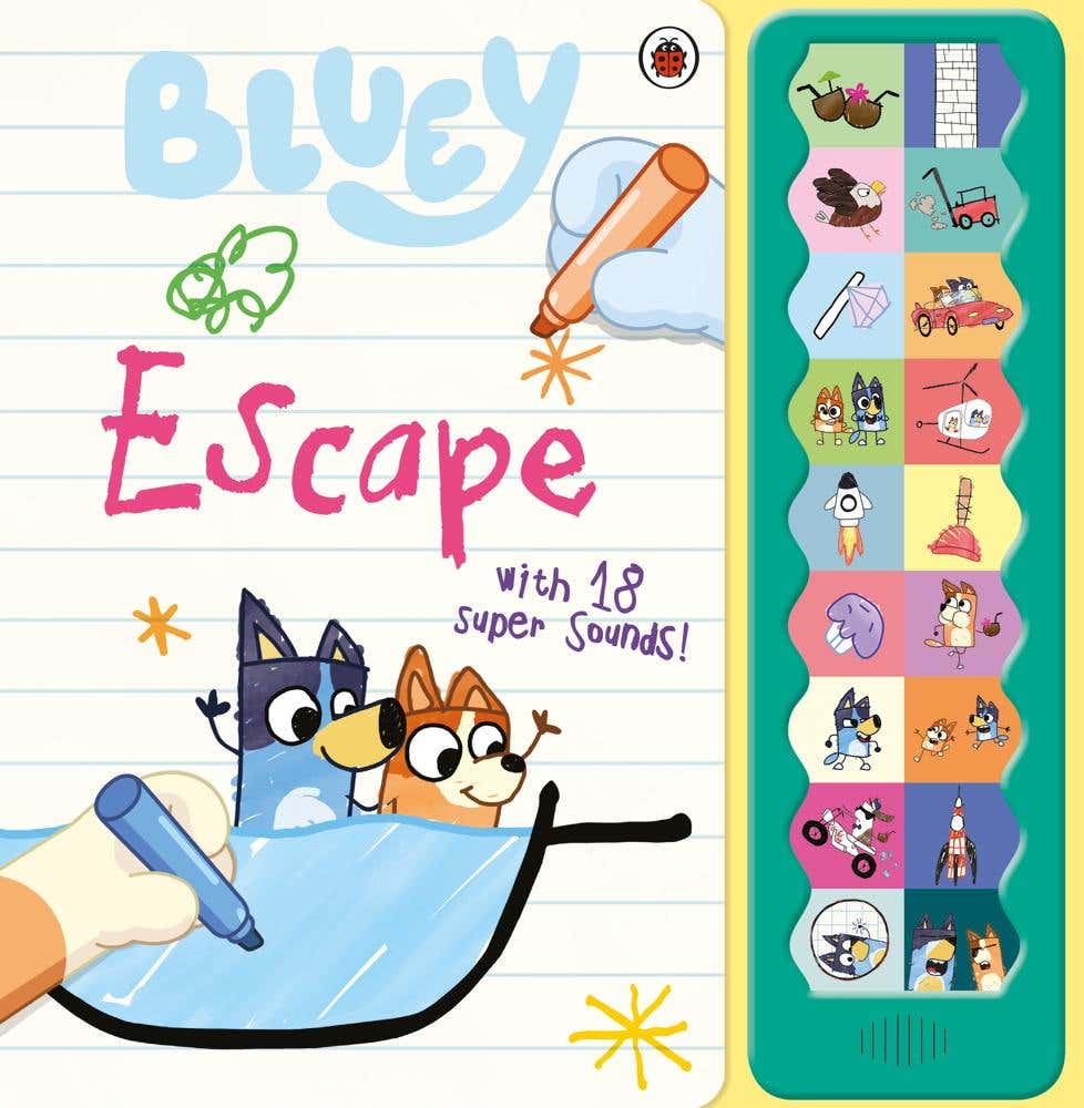 Bluey: Escape (18-button Sound Book)