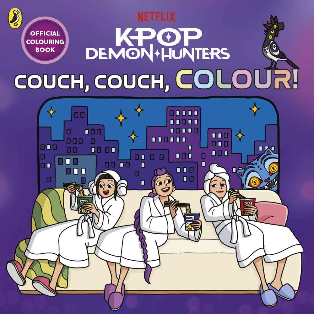 Kpop Demon Hunters: Couch, Couch, Colour!: Official Colouring Book